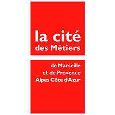 Logo Cité des Métiers de Marseille et de Provence-Alpes Côte d'Azur