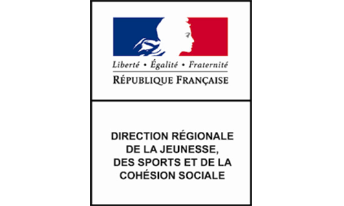 Logo DRJSCS - Direction rgionale de la jeunesse, des sports et de la cohsion sociale - Provence-Alpes-Cte d'Azur 